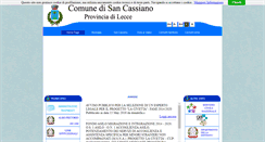 Desktop Screenshot of comune.sancassiano.le.it